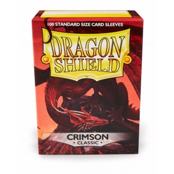 Kort tilbehør - Dragon Shield - Crimson (100 standard Sleeves)